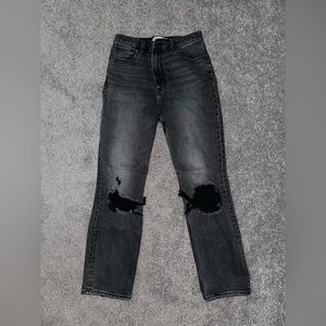 A&F Washed Black Jeans